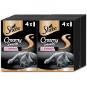 Sheba Creamy Snacks al salmone Stick Cremosi per Gatti 11 pacchi da 4 snack 12g