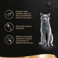 Sheba Creamy Snacks al salmone Stick Cremosi per Gatti 11 pacchi da 4 snack 12g