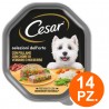 Cesar Cesar Cane Selezioni dell'Orto 14x150gr Pollame con Cuore di ...