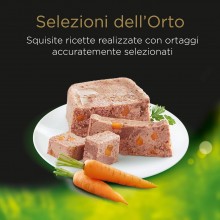 Cesar Selezioni dell'Orto Cibo per Cani con Pollo Carote - 14 Vaschette da 150g