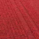 Moquette Passatoia in polipropilene 67cm x 25m spess. 8mm per eventi rossa