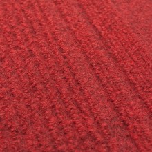 Moquette Passatoia in polipropilene 67cm x 25m spess. 8mm per eventi rossa