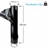 BVT Film estensibile manuale nero 2 rotoli pellicola fascia pallet ...