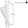 BVT 2x Bobina Film estensibile manuale bianco pellicola fascia pall...