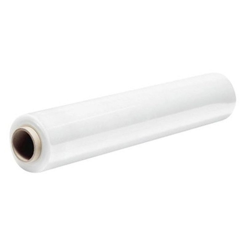 BVT 2x Bobina Film estensibile manuale bianco pellicola fascia pall...