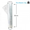 BVT Film estensibile manuale trasparente pellicola 2 rotoli pallet ...