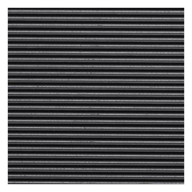 BVT Tappeto in gomma antiscivolo copripavimento rigato nero 1,2x10 ...
