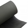 BVT Tappeto in gomma antiscivolo copripavimento rigato nero 1,2x10 ...