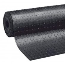 BVT Tappeto gomma antiscivolo copri pavimento bollo bullonato 1,2x1...