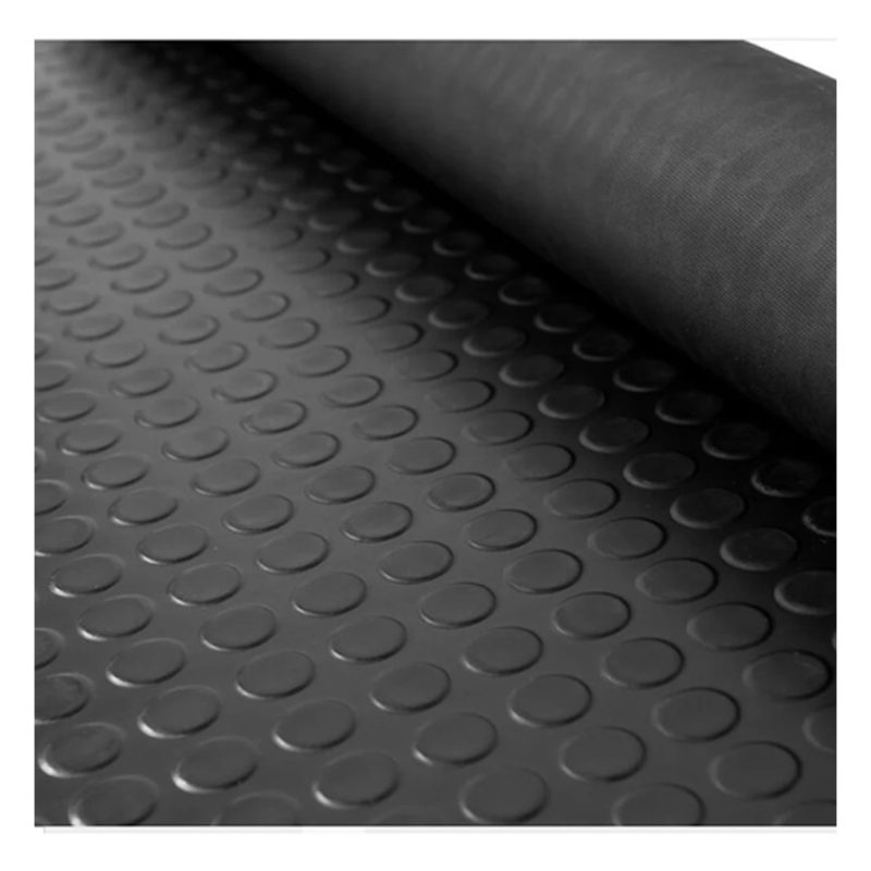 BVT Tappeto gomma antiscivolo copri pavimento bollo bullonato 1,2x1...