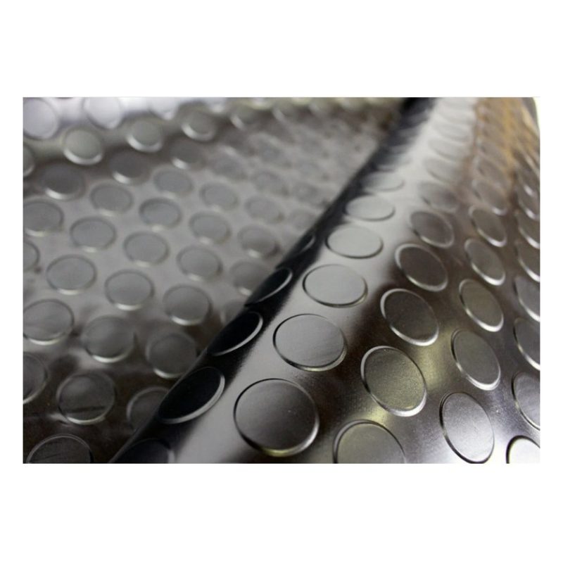 BVT Tappeto gomma antiscivolo copri pavimento bollo bullonato 1,2x1...