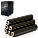 Film estensibile manuale nero 6 rotoli pellicola pallet per imballaggio 2kg