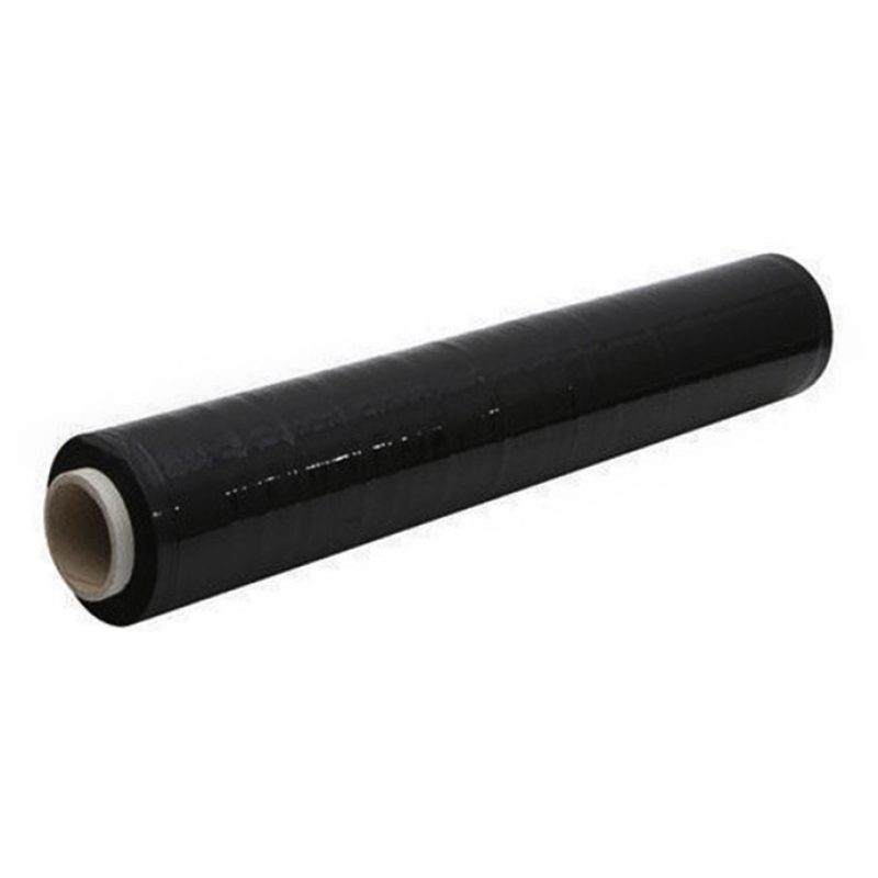 BVT Film estensibile manuale nero 6 rotoli pellicola pallet per imb...