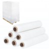 BVT Film estensibile manuale bianco 6 rotoli pellicola pallet per i...