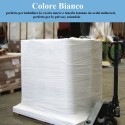 Film estensibile manuale bianco 6 rotoli pellicola pallet per imballaggio 2kg