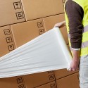 Film estensibile manuale bianco 6 rotoli pellicola pallet per imballaggio 2kg