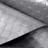 BVT Tappeto gomma grigio in PVC copertura pavimento largo 1x25 m bo...