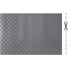 BVT Tappeto gomma grigio in PVC copertura pavimento largo 1x25 m bo...