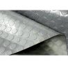 BVT Tappeto gomma grigio in PVC copertura pavimento largo 1x25 m bo...