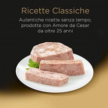 Cesar Ricette Classiche con tenero Pollo e Tacchino - 14 Vaschette da 150g