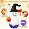 Due Esse Decorazione gonfiabile fantasma di Halloween da giardino e...