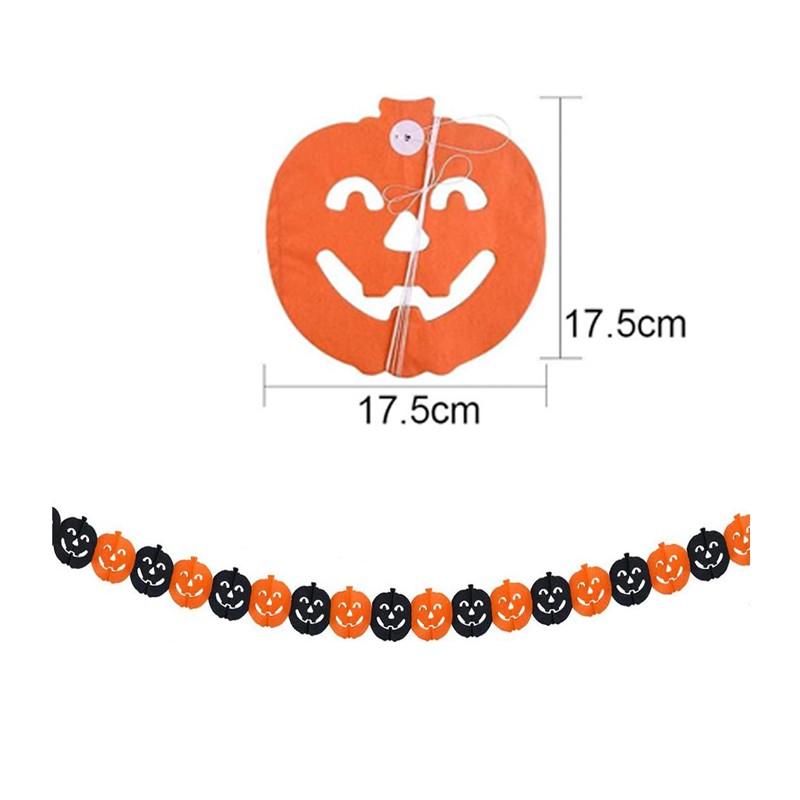 Ghirlanda Luminosa Halloween 3m - 20 LED Zucche, A Batteria, Per Interni/Esterni - Foto 12