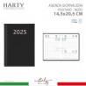 Harty Agenda giornaliera 2025 15x21 cm sabato domenica separati car...