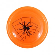 Piatti in plastica per feste party di Halloween 25cm, 12 pezzi in colori assortiti