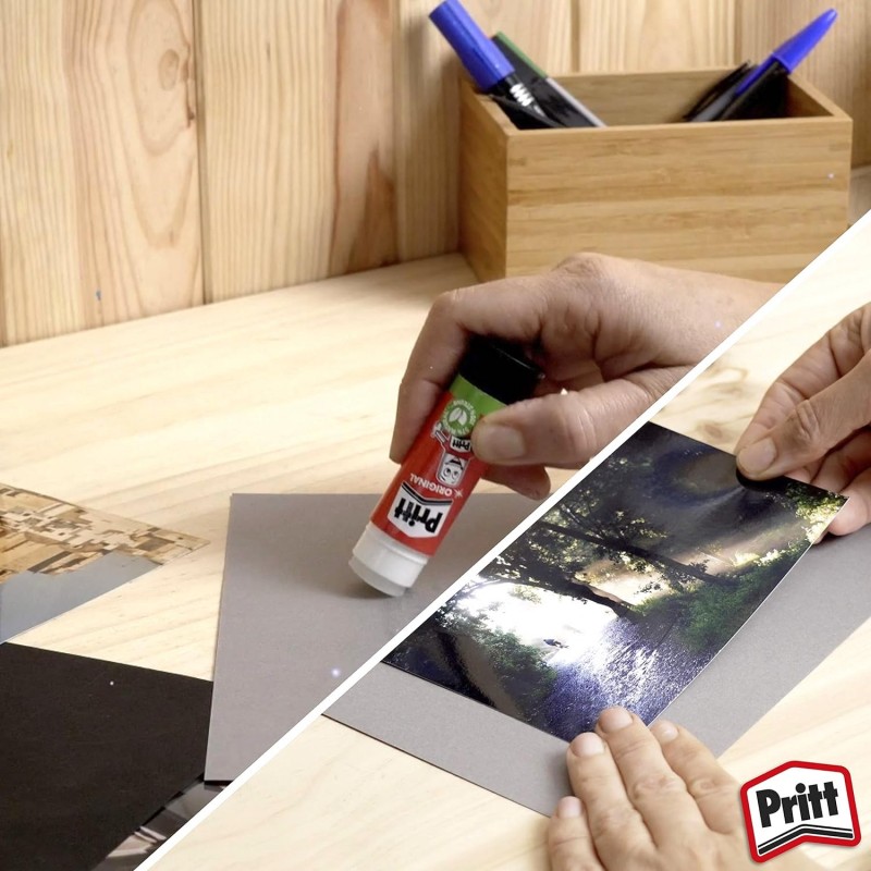 Pritt 25x Pritt Original Stick Colla Trasparente Efficace per Colla...