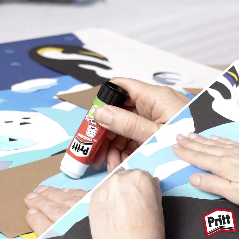 Pritt 10x Pritt Original Stick Colla Trasparente Efficace per Colla...