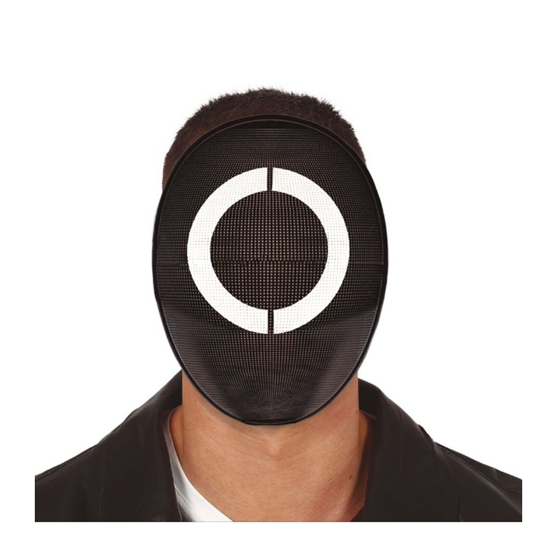 Guirca Maschera di SQUID GAME per Halloween Guardia Cerchio Quadrat...