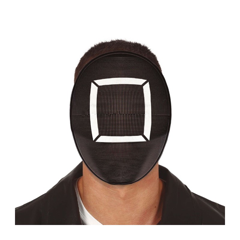 Guirca Maschera di SQUID GAME per Halloween Guardia Cerchio Quadrat...