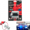 2 Lampeggianti 6 Led BLU Strobo Ambulanza Polizia Autoblu Vigili So...