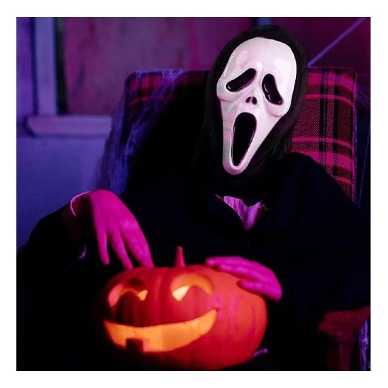 Guirca Maschera carnevale Halloween Scream teatro horror feste fant...