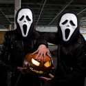 Maschera carnevale Halloween Scream teatro horror feste fantasma no cappuccio