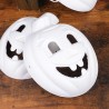 Guirca Carnevale Halloween maschera bianca zucca da colorare pumpki...