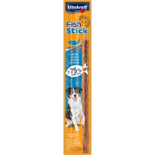 50 x Vitakraft Fish Stick snack bastoncini per cani al gusto pesce salmone o trota con omega6