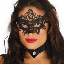 Maschera Donna Sexy Mascherina in Pizzo Costume Carnevale
