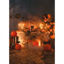 Zucca Con Illuminazione a LED Di Halloween per Ingresso Di Casa decorazione