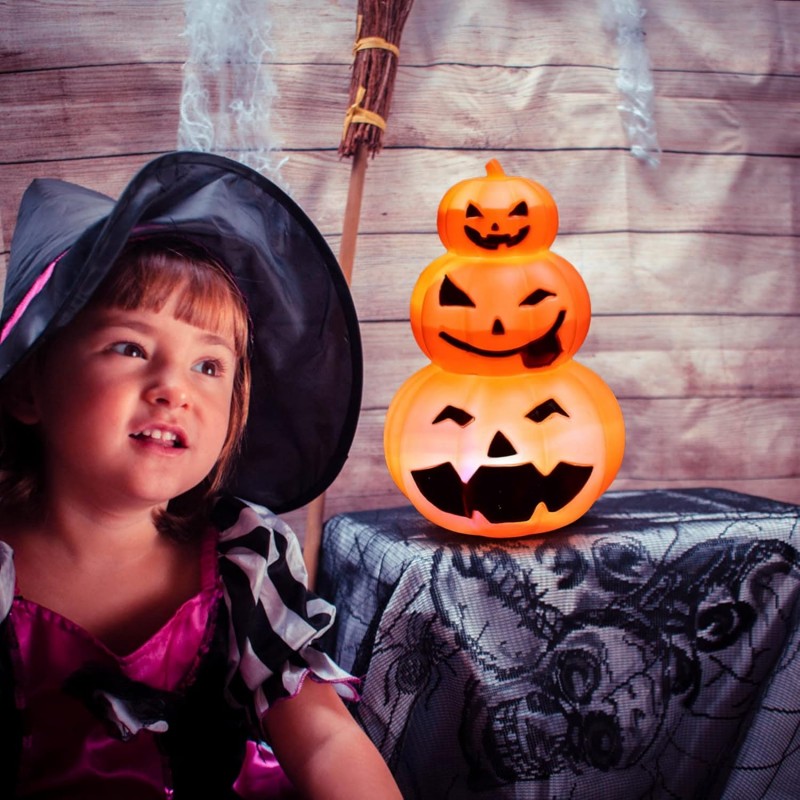 Due Esse Zucca decorativa con Illuminazione a LED Di Halloween per ...