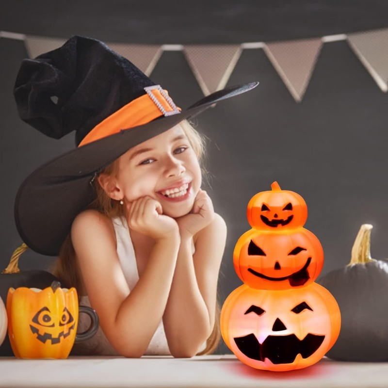Due Esse Zucca decorativa con Illuminazione a LED Di Halloween per ...