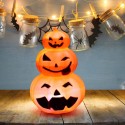 Zucca decorativa con Illuminazione a LED Di Halloween per Ingresso Di Casa