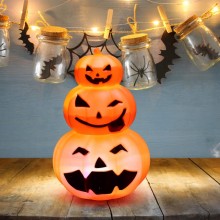 Zucca decorativa con Illuminazione a LED Di Halloween per Ingresso Di Casa