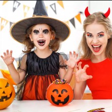 12 Pcs Secchiello Per Caramelle Portatile Zucche Decorazioni Bambino contenitore