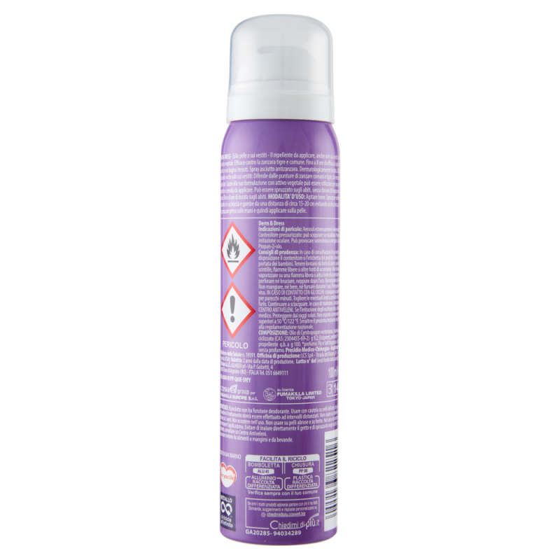 Vape Vape Persona Derm & Dress Classic Spray Antipuntura 100ml pell...
