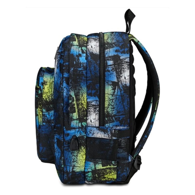 Seven Seven Zaino Scuola Doppio Scomparto Freethink boy Ocean Blue ...