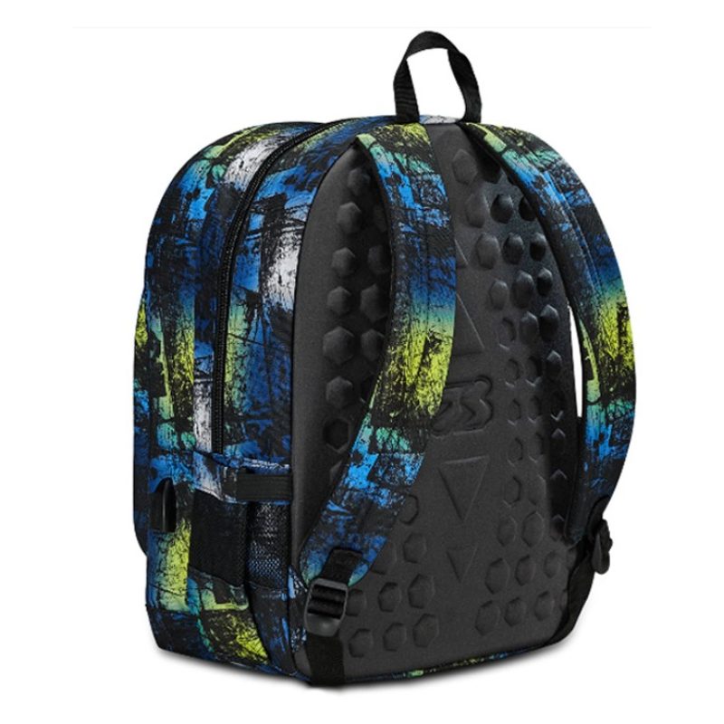 Seven Seven Zaino Scuola Doppio Scomparto Freethink boy Ocean Blue ...