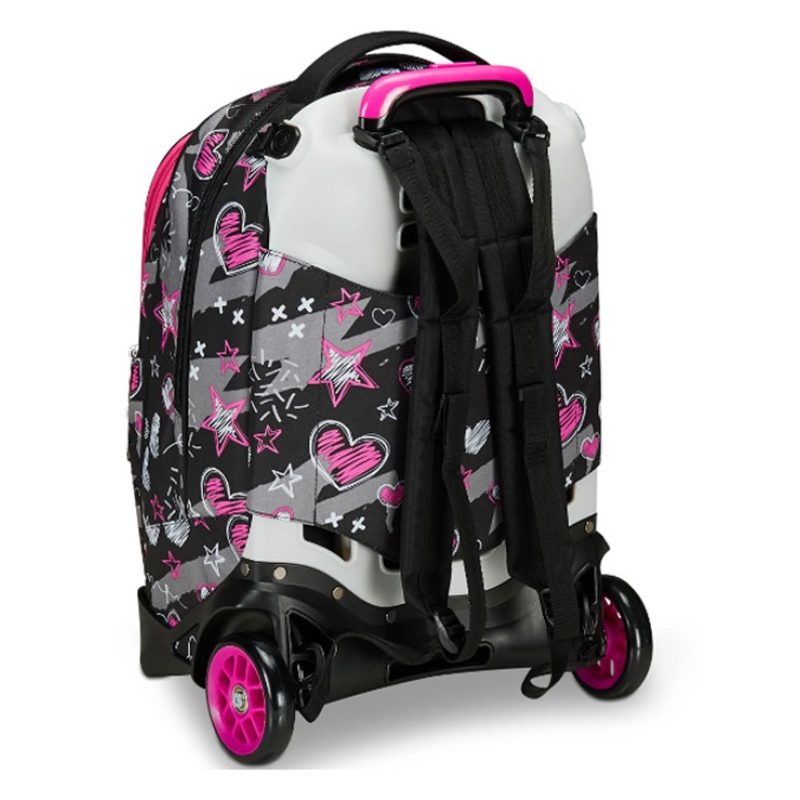 Seven Zaino Trolley Jack 2 Maxi Ruote Seven Draft Heart per Scuola ...