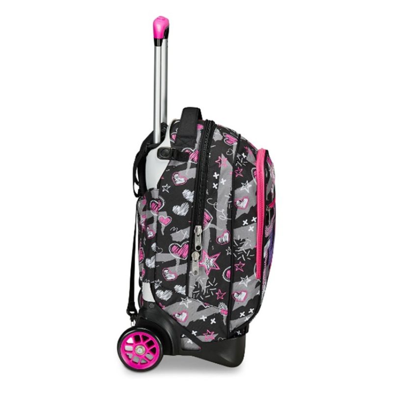 Seven Zaino Trolley Jack 2 Maxi Ruote Seven Draft Heart per Scuola ...