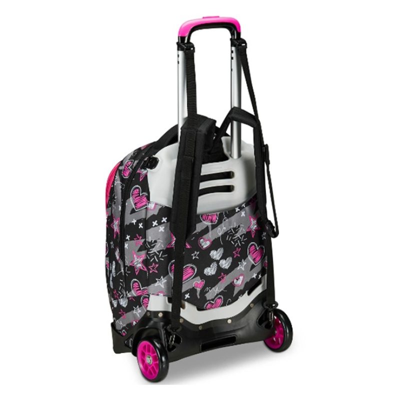 Seven Zaino Trolley Jack 2 Maxi Ruote Seven Draft Heart per Scuola ...